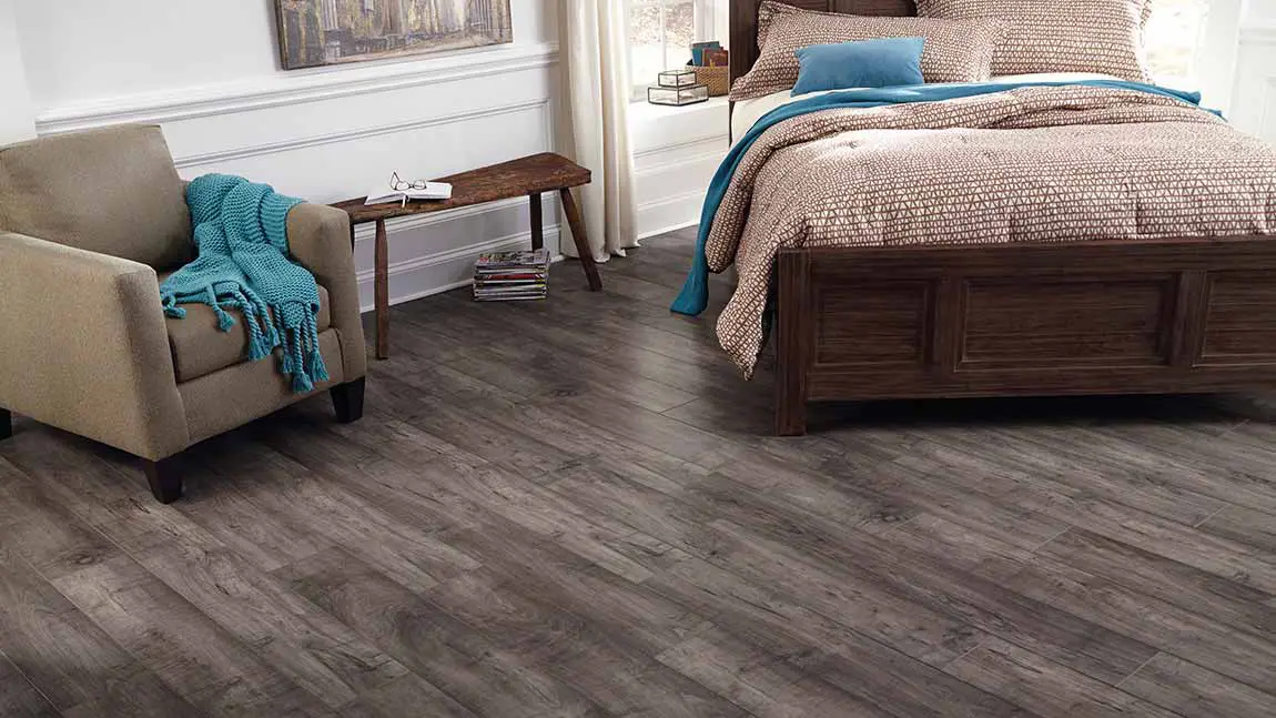 hardwood flooring in bedroom